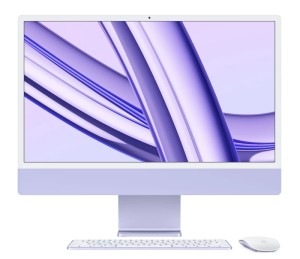 Mоноблок Apple iMac 24 (2023) Retina 4,5K M3 (8C CPU, 10C GPU) / 8 Гб / 256 Гб SSD Purple (MQRV3)