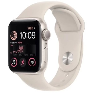 Умные часы Apple Watch Series SE Gen 2 2023 40 мм Aluminium Case GPS, starlight Sport Band, S/M