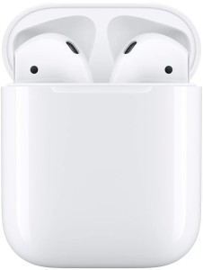 Беспроводные наушники Apple AirPods 2 с зарядным футляром MV7N2, Lightning, белый