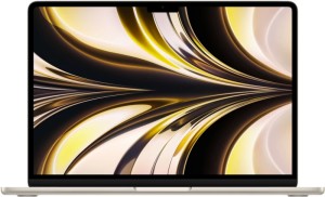 Ноутбук Apple MacBook Air 13 (2022) MLY13, Apple M2, 8 core, 8ГБ, 256ГБ SSD, (Starlight) сияющая звезда