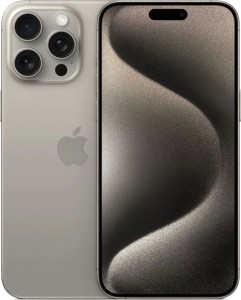 Смартфон Apple iPhone 15 Pro Max 512GB, Natural Titanium (серый)