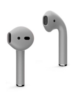 Наушники Apple Airpods 2 Color (без беспроводной зарядки чехла) (Silver matte)