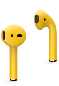 Наушники Apple Airpods 2 Color (Желтый матовый)