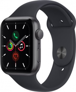 Часы Apple Watch SE GPS 40mm Aluminum Case with Sport Band 2021 (Серый космос/Темная ночь)