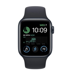 Часы Apple Watch SE 40mm (2022) Aluminum Case with Sport Band Midnight (Серый космос/Темная ночь)