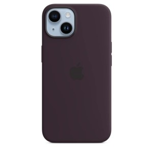 Силиконовый чехол MagSafe для iPhone 14 - Elderberry (MPT03ZM/A)