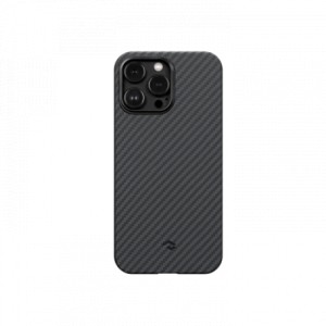 Чехол Pitaka MagEZ Case 3 для iPhone 14 Pro (6.1"), черно-серый, кевлар (арамид) 1500D KI1401P