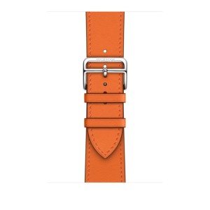 Ремешок Apple Watch Herm?s - 45mm Swift Leather Single Tour, Orange (оранжевый)