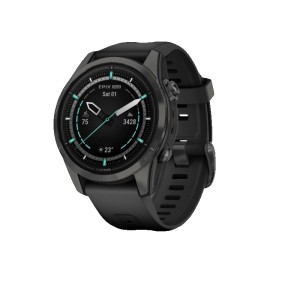 Умные часы Garmin EPIX Pro (Gen 2) 42mm Sapphire Edition, Carbon Gray DLC Titanium / Black (010-02802-15)