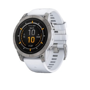 Garmin EPIX Pro (Gen 2) 47mm, Sapphire, Titanium / Whitestone Band (010-02803-21)