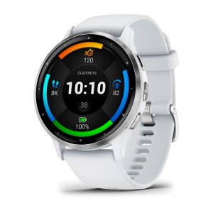 Смарт-часы Garmin Venu 3, Whitestone + Passivated (010-02784-00)