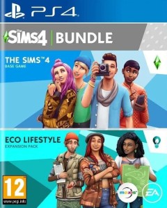 Игра The Sims 4 + Дополнение The Sims 4: Экологичная жизнь (Eco Lifestyle) (PS4)