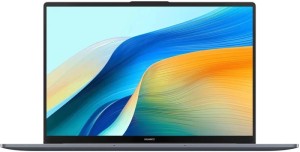 Ноутбук Huawei MateBook D 16 MCLF-X 53013WXD, 16", 2024, IPS, Intel Core i3 1215U 1.2ГГц, 6-ядерный, 8ГБ LPDDR4x, 512ГБ SSD, Intel UHD Graphics, Windows 11 Home, серый космос