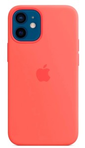 Чехол Apple iPhone 12 mini Silicon Case Pink Citrus