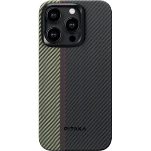 Чехол Pitaka Fusion Weaving MagEZ Case 4 для iPhone 15 Pro (6.1"), Overture, кевлар (арамид) FO1501P