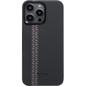 Чехол Pitaka Fusion Weaving MagEZ Case 4 для iPhone 15 Pro (6.1"), Rhapsody, кевлар (арамид) FR1501P