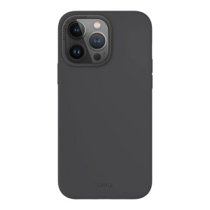 Чехол Uniq Lino Hue with MagSafe для iPhone 15 Pro Max Grey серый IP6.7P(2023)-LINOHMGRY