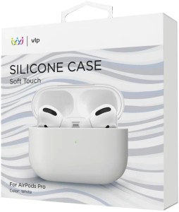 Силиконовый чехол "vlp" для Apple AirPods Pro, белый