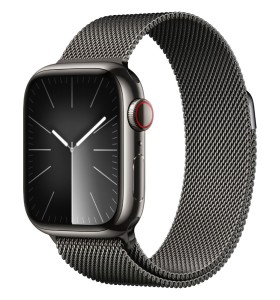 Смарт-часы Apple Watch Series 9 GPS + Cellular 41mm Stainless Steel Case with Milanese Loop