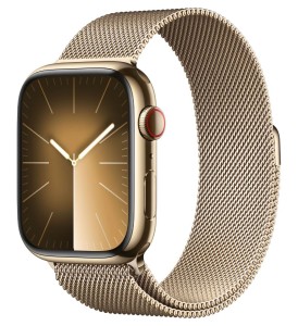 Смарт-часы Apple Watch Series 9 GPS + Cellular 45mm Stainless Steel Case with Milanese Loop