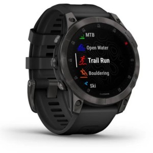 Смарт-часы Garmin Epix (Gen 2) Sapphire, черный (010-02582-11)