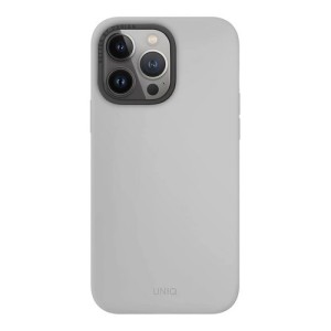 Чехол Uniq Lino Hue с MagSafe для iPhone 15 Pro Max, светло-серый (IP6.7P(2023)-LINOHMCGRY)