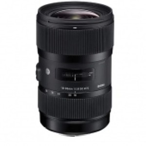 Объектив Sigma AF 18-35mm f/1.8 DC HSM Art Canon EF-S, черный