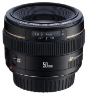 Объектив Canon EF 50mm f/1.4 USM, черный