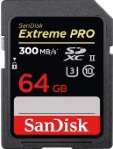 Карты памяти SanDisk Extreme Pro SDXC UHS-II V90 U3 300/260 MB/s 64GB SDSDXDK-064G-GN4IN