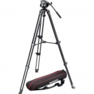 Штатив Manfrotto MVK500AM штатив алюм. MVT502AM + голова MVH500A видео 3/154/72/4,5/5 (сек/выс/слож/вес/нагр) черный