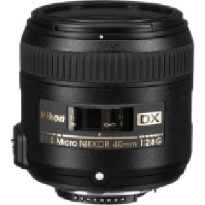 Объектив Nikon 40mm f/2.8G AF-S DX Micro NIKKOR, черный