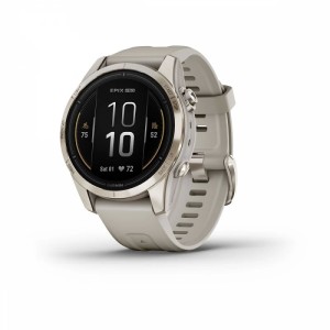 Умные часы Garmin EPIX Pro (Gen 2) 42mm Sapphire Edition 42 мм, золотистый корпус со светло-песочным ремешком (010-02802-11)