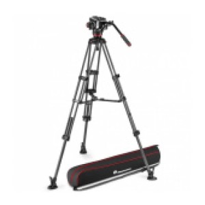 Manfrotto MVK504XTWINMC Видеокомплект голова + штатив TWINMC, средн. растяжка, карбон