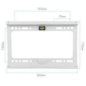 Кронштейн KROMAX IDEAL-6 белый