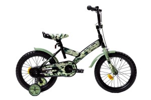 Детский велосипед STELS Fortune 16 V010 (2023) 10" хаки (требует финальной сборки)