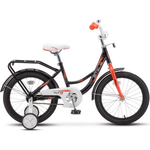 Детский велосипед STELS Flyte 14 Z011 (2021) 9.5" черный/красный (требует финальной сборки)