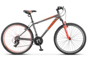 Горный велосипед STELS Navigator 500 V 26 F020 (2022) 20" серый/красный (требует финальной сборки)