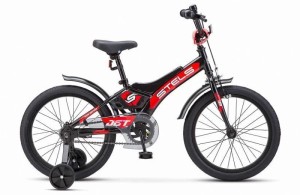 Детский велосипед STELS Jet 16 Z010 (2023) 9" Черный (требует финальной сборки)