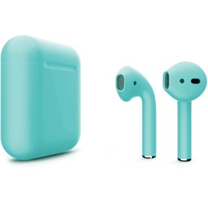 Наушники Apple AirPods 2 Color (без беспроводной зарядки чехла) Бирюзовый матовый