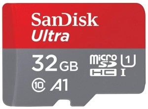 Карта памяти SanDisk Ultra microSDHC Class 10 UHS Class 1 A1 98MB/s 32Gb + SD adapter