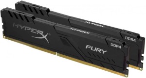 Оперативная память HyperX Fury 64 ГБ (32 ГБ x 2) DDR4 3000 МГц DIMM CL16 HX430C16FB3K2/64