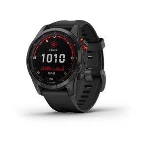 Умные часы Garmin Fenix 7S Solar Slate Gray with Black Band (010-02539-12)