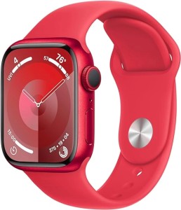 Часы Apple Watch Series 9 41mm Aluminium Case with Sport Band Red