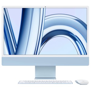 Моноблок Apple iMac 24 4.5K 2023 Blue (MQRC3RU/A) M3/8GB/256GB SSD/Apple graphics 8-core/Wi-Fi/BT/MacOS