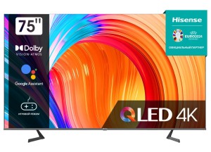 Телевизор Hisense 75" QLED 4K 75A7GQ