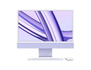 Apple iMac 24" (2023) M3 (8C CPU, 10C GPU, 8GB, 256GB SSD) MQRV3, фиолетовый, английская раскладка