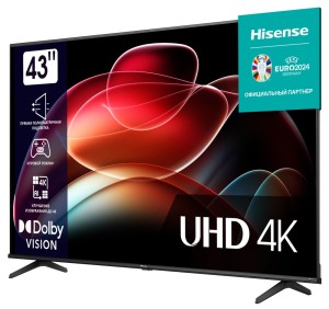 Телевизор Hisense 43" 4K UHD 43A6K