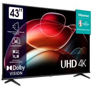 Телевизор Hisense 43" 4K UHD 43A6K