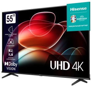 Телевизор Hisense 55" 4K UHD 55A6K