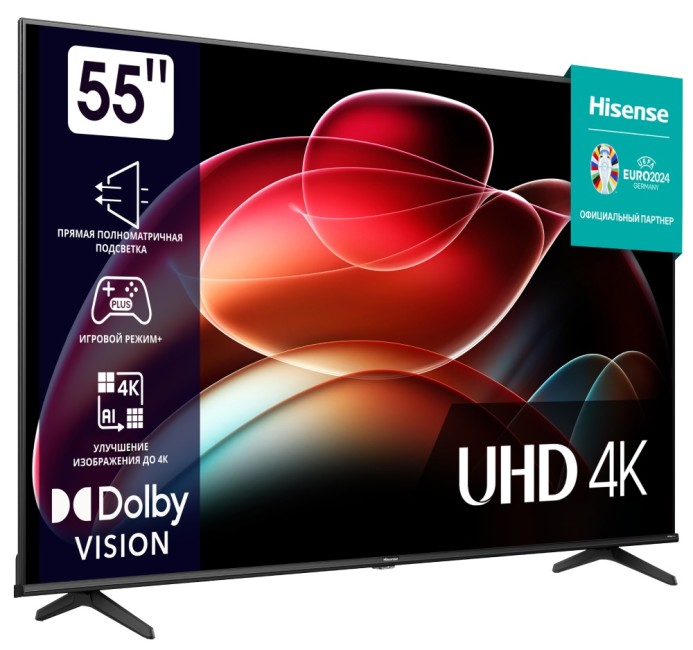 Телевизор Hisense 55" 4K UHD 55A6K